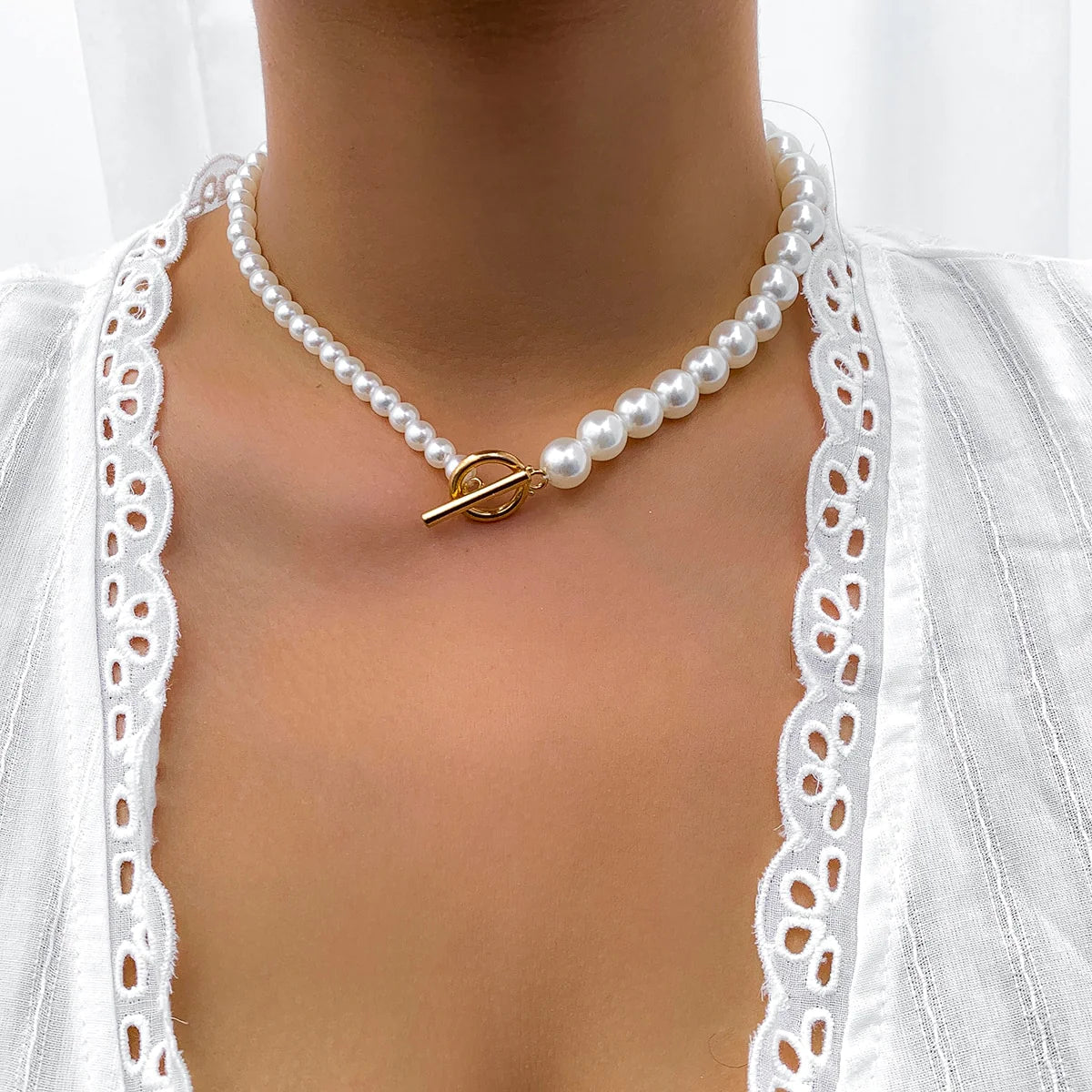 Vintage Baroque Pearl Pendant Necklaces
