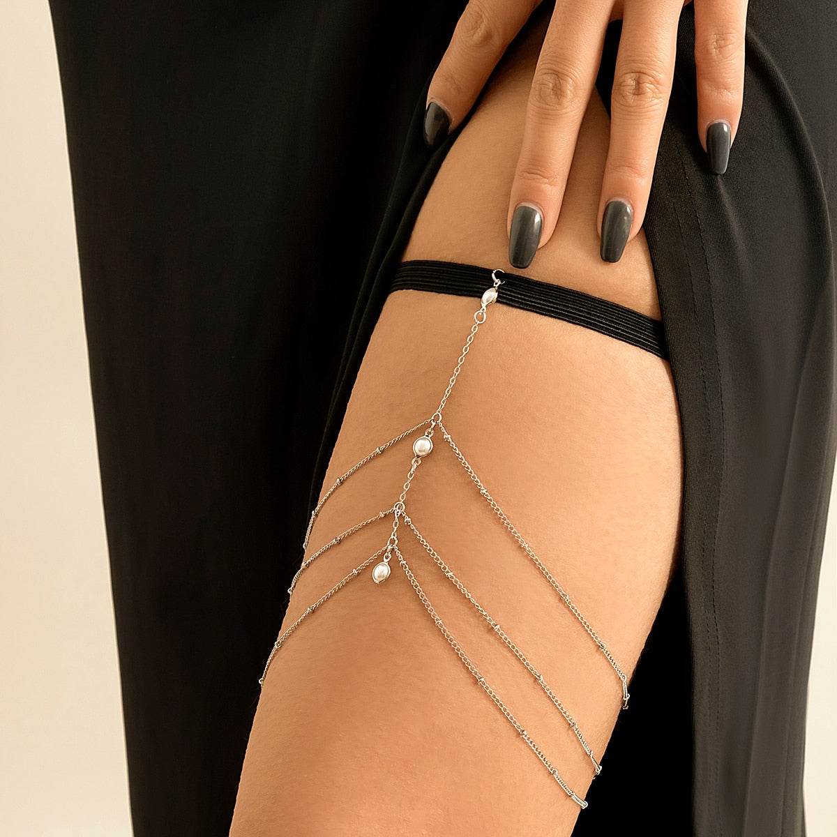 Bohemian Elastic and Adjustable Leg Chain